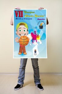 Cartel. VII Campus "María Santos"