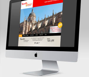 Página web de academia de español